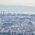 五月山展望台より大阪国際空港。