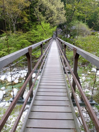 竹宇駒ヶ岳神社の吊り橋