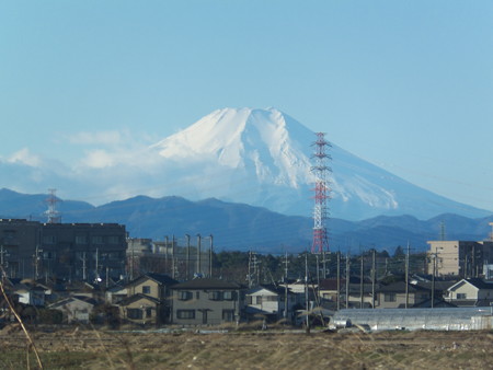 ご褒美の富士山